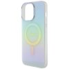 Guess GUHMP15LHITSQ iPhone 15 Pro 6.1 turkusowy/turquoise hardcase IML Iridescent MagSafe
